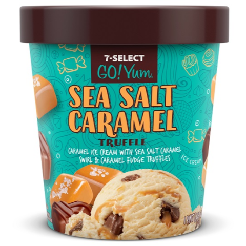 7-Select Go Yum Sea Salt Caramel Pint