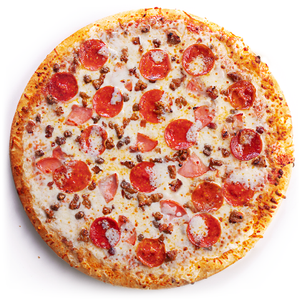 Large extreme meat pizza