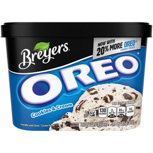 Breyers Oreo ice cream